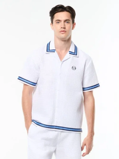 Sergio Tacchini Chiaro Cabana Shirt In White