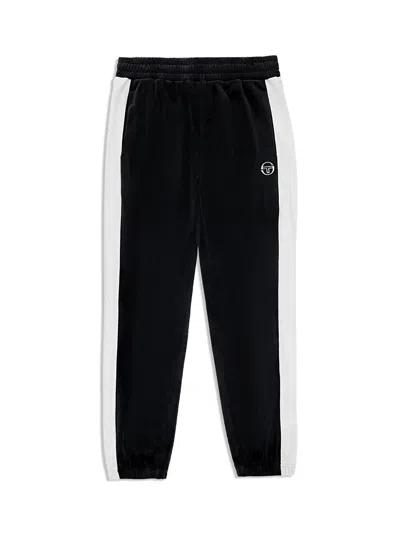 Sergio Tacchini Cielo Velour Track Pant In Black