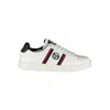 SERGIO TACCHINI CLASSIC WHITE SNEAKERS WITH CONTRASTING ACCENTS