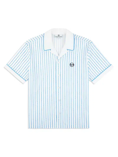 Sergio Tacchini Colonna Cabana Shirt In Blue