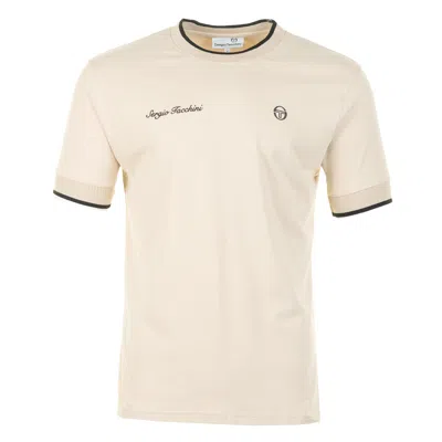 Sergio Tacchini Conte Short Sleeve T Shirt Peyote In Neutral