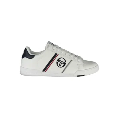 Sergio Tacchini Contrast Lace-up Athletic Sneakers In White