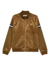 Sergio Tacchini Cordurato Stripe Zip Jacket In Brown