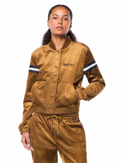 Sergio Tacchini Cordurato Track Jacket In Brown