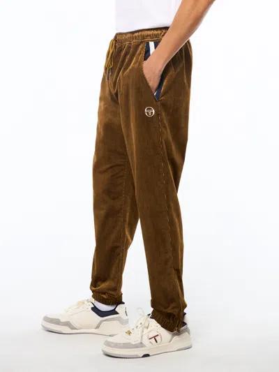 Sergio Tacchini Cordurato Track Pant In Brown