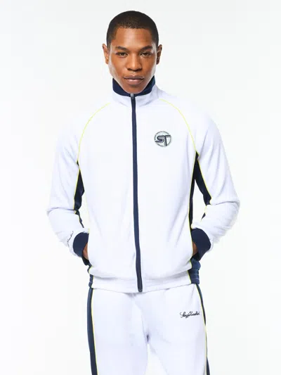 Sergio Tacchini Corsa Track Jacket In White