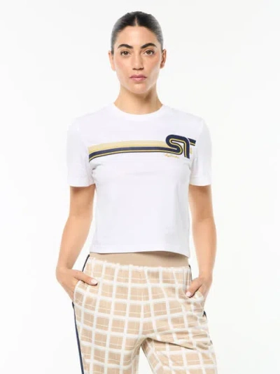 Sergio Tacchini Corsa T-shirt In White