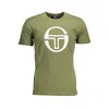 Sergio Tacchini Green Cotton Men T-shirt