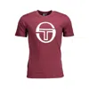 Sergio Tacchini Purple Cotton Men T-shirt In Red