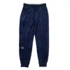 Sergio Tacchini Court Tp Velour Track Pants Maritime Blue Gardenia In Blue