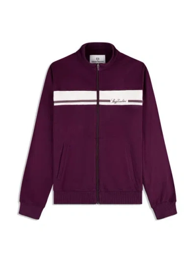 Sergio Tacchini Cursivo Track Jacket In Purple