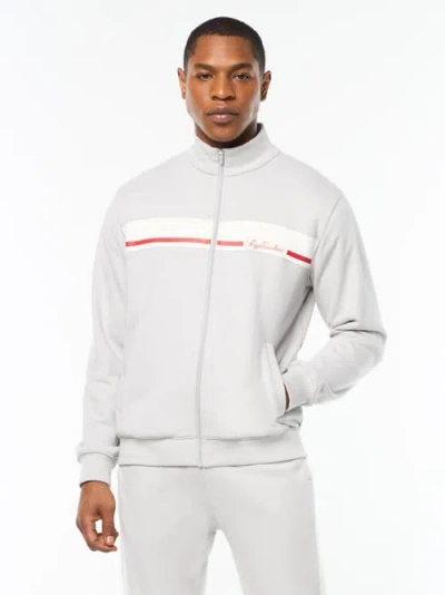 Sergio Tacchini Cursivo Track Jacket In White