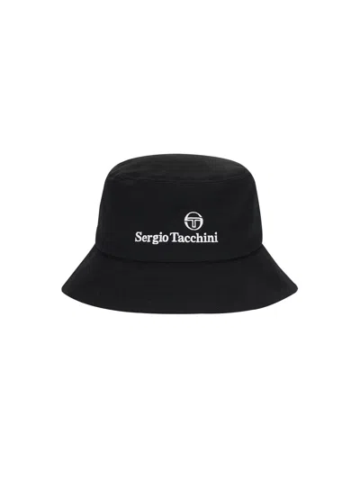 Sergio Tacchini Daily Bucket Hat In Black