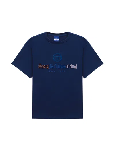 Sergio Tacchini Daily Tuft T-shirt In Blue