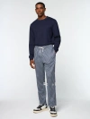 Sergio Tacchini Dallas Houndstooth Track Pant In Blue