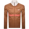Sergio Tacchini Dallas Track Top Brown In Brown