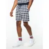 Sergio Tacchini Damarindo Check Short In Blue