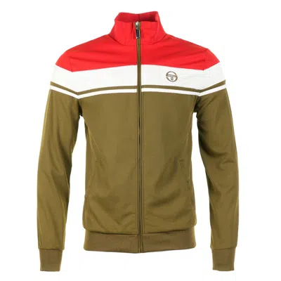 Sergio Tacchini Damarindo Tt Track Top Adrenaline Rush / Gardenia / Dark Olive In Multi