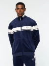 Sergio Tacchini Damarindo Velour Track Jacket In Blue