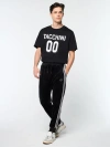 Sergio Tacchini Damarindo Velour Track Pant In Black