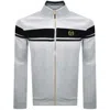 Sergio Tacchini Damarindo Velour Track Top Grey In Grey