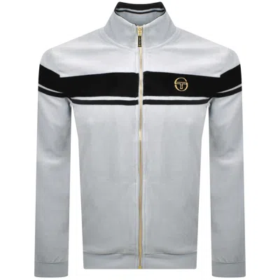 Sergio Tacchini Damarindo Velour Track Top Grey