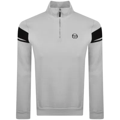 Sergio Tacchini Damarindo Zip Sweatshirt Grey In Gray