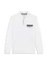 Sergio Tacchini Dario Long Sleeve Polo In White