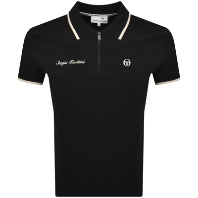 Sergio Tacchini Davide Polo T Shirt Black