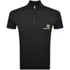 Sergio Tacchini Daytone Funnel Neck Top Black In Black