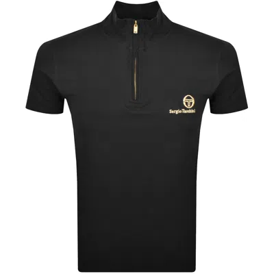 Sergio Tacchini Daytone Funnel Neck Top Black