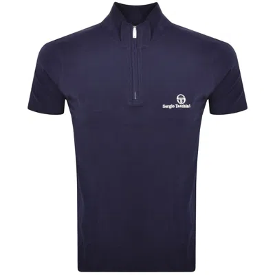 Sergio Tacchini Daytone Funnel Neck Top Navy