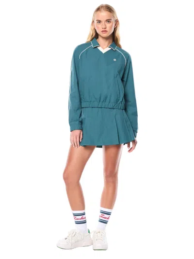 Sergio Tacchini Doni Long Sleeve Polo In Blue