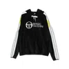 Sergio Tacchini Dundee Sweater Men's Hoodie Black/ivory In Black/ivory