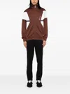 Sergio Tacchini Embroidered Track Jacket In Brown