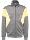 Sergio Tacchini Embroidered Track Jacket In Grey