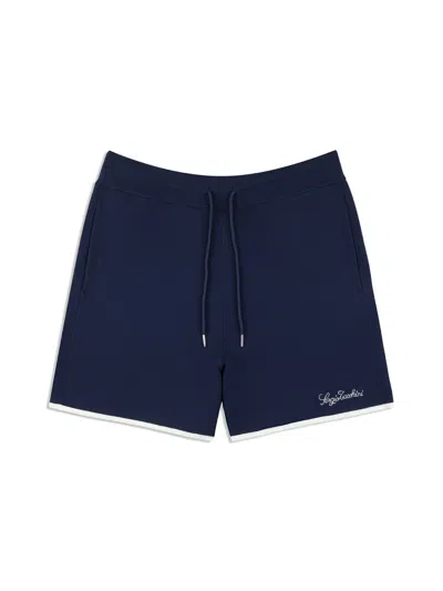 Sergio Tacchini Enzo Knit Shorts In Blue