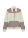Sergio Tacchini Enzo Striped Track Jacket In Neutral