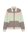 Sergio Tacchini Enzo Striped Track Jacket In Brown