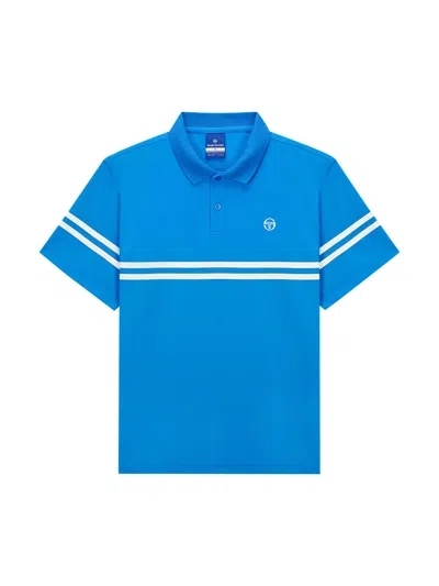 Sergio Tacchini Essential Damarindo Polo Shirt In Blue