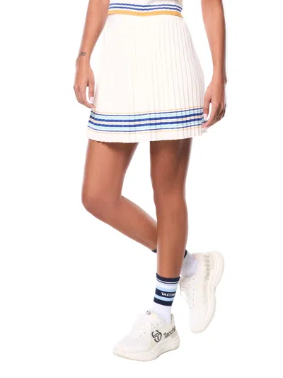 Sergio Tacchini Fausta Knit Skirt In White
