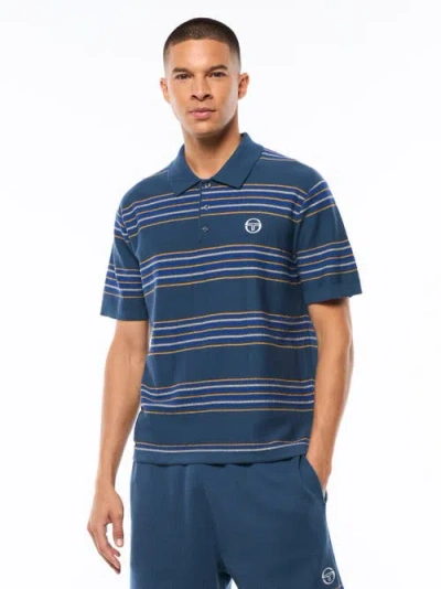 Sergio Tacchini Fausto Sweater Polo In Blue