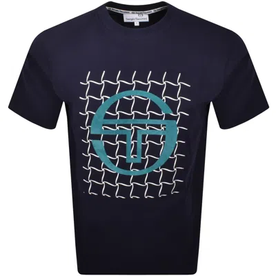 Sergio Tacchini Felton T Shirt Blue