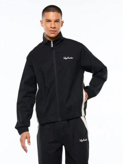 Sergio Tacchini Fiamma Track  Jacket In Black