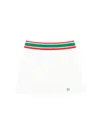 Sergio Tacchini Flag Waistband Flying Skirt In White