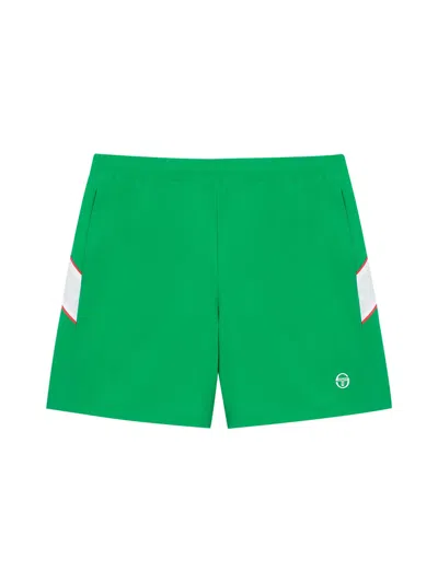 Sergio Tacchini Flag Woven Shorts In Green
