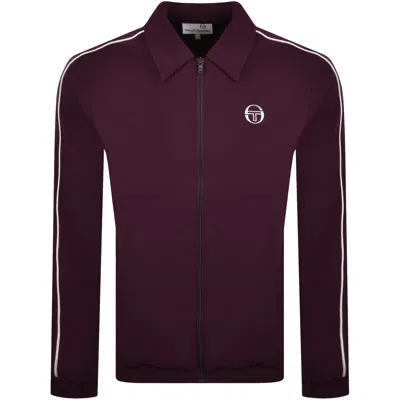 Sergio Tacchini Fontana Track Top Purple In Brown