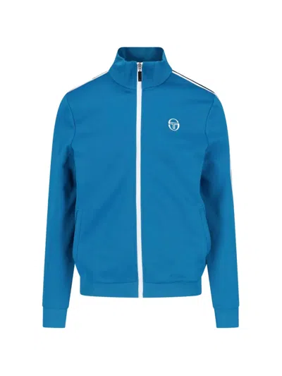 Sergio Tacchini Franco Side-stripe Track Jacket In Blue