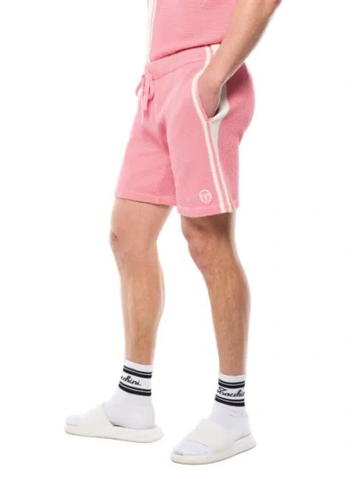 Sergio Tacchini Fratelli Crochet Cabana Short In Pink