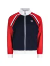 Sergio Tacchini Zip Ghibli Sweater In Blue